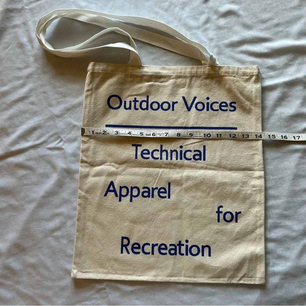 Outdoor Voices Canvas Tote Brand New Without Tags!